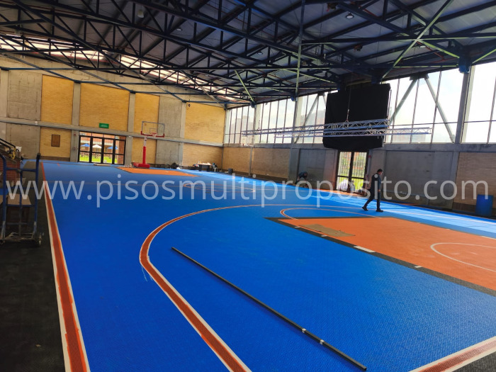 Piso MultiUsos cancha múltiple colegio. Bogotá - 2026