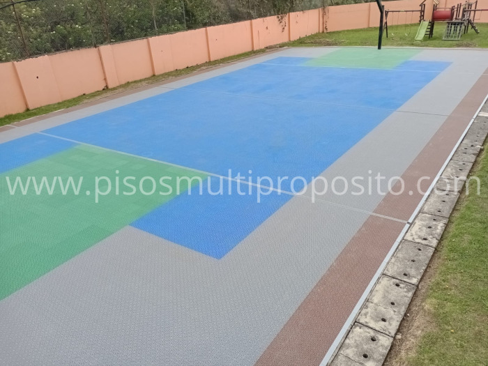 Piso MultiUsos cancha múltiple colegio. Bogotá - 2025